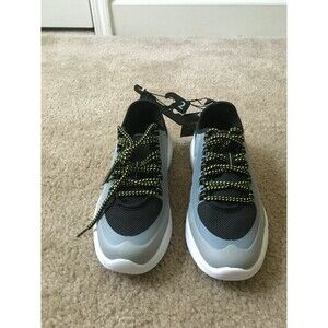 Athletic Works Boys Athletic Casual Sneakers Shoes Size 2 Multi-Color